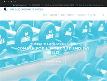 Tablet Screenshot of bgfitclub.com